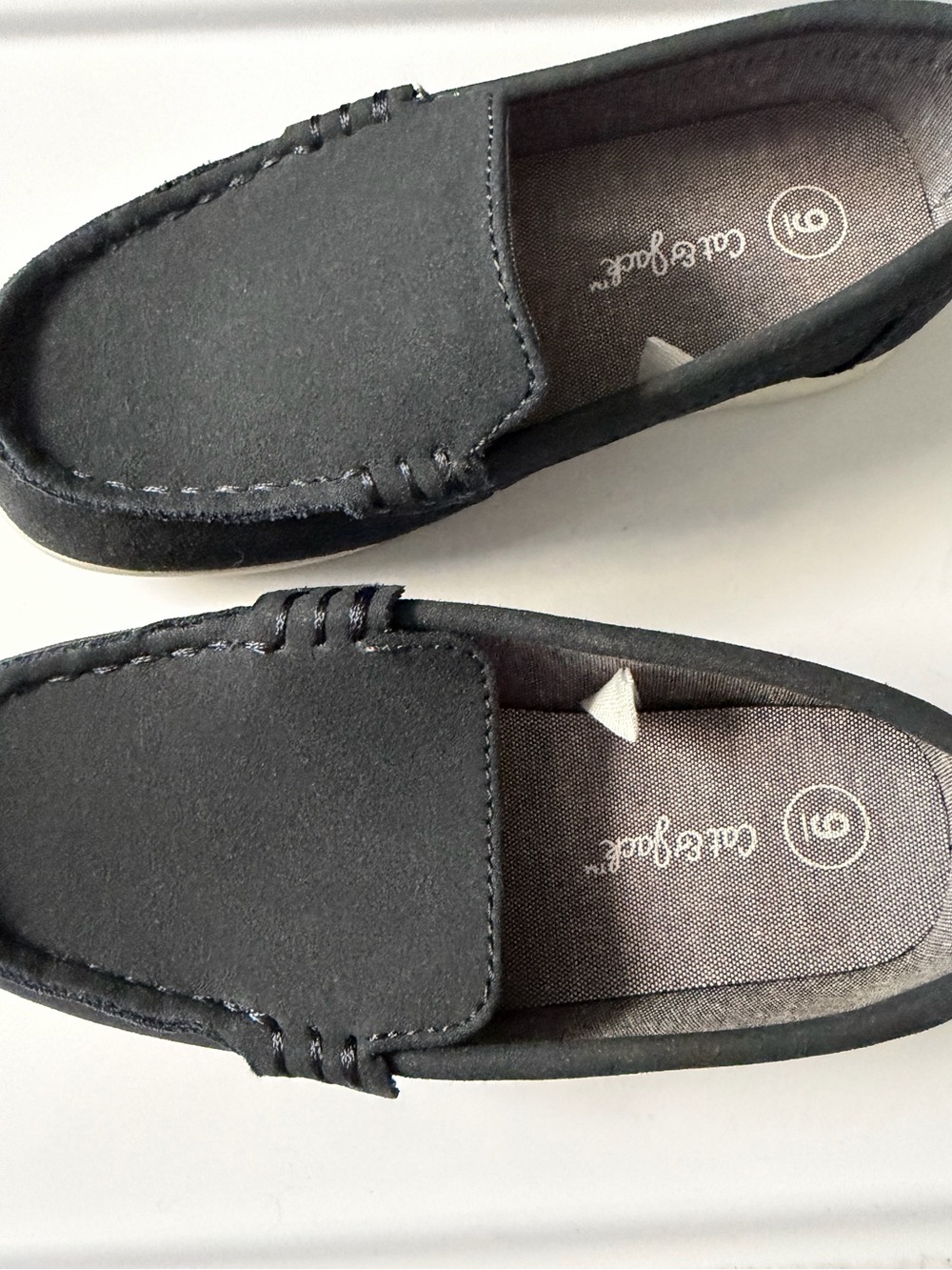Cat & Jack navy Kids Moccasin Loafers size 9 toddler